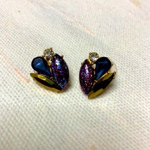 J.CREW leaf earrings